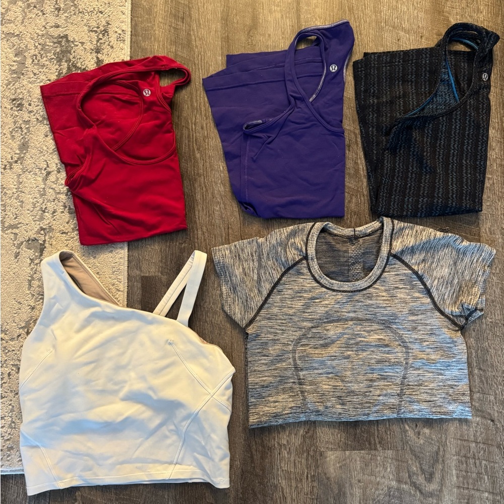 BUNDLE- 5 Lululemon Tops